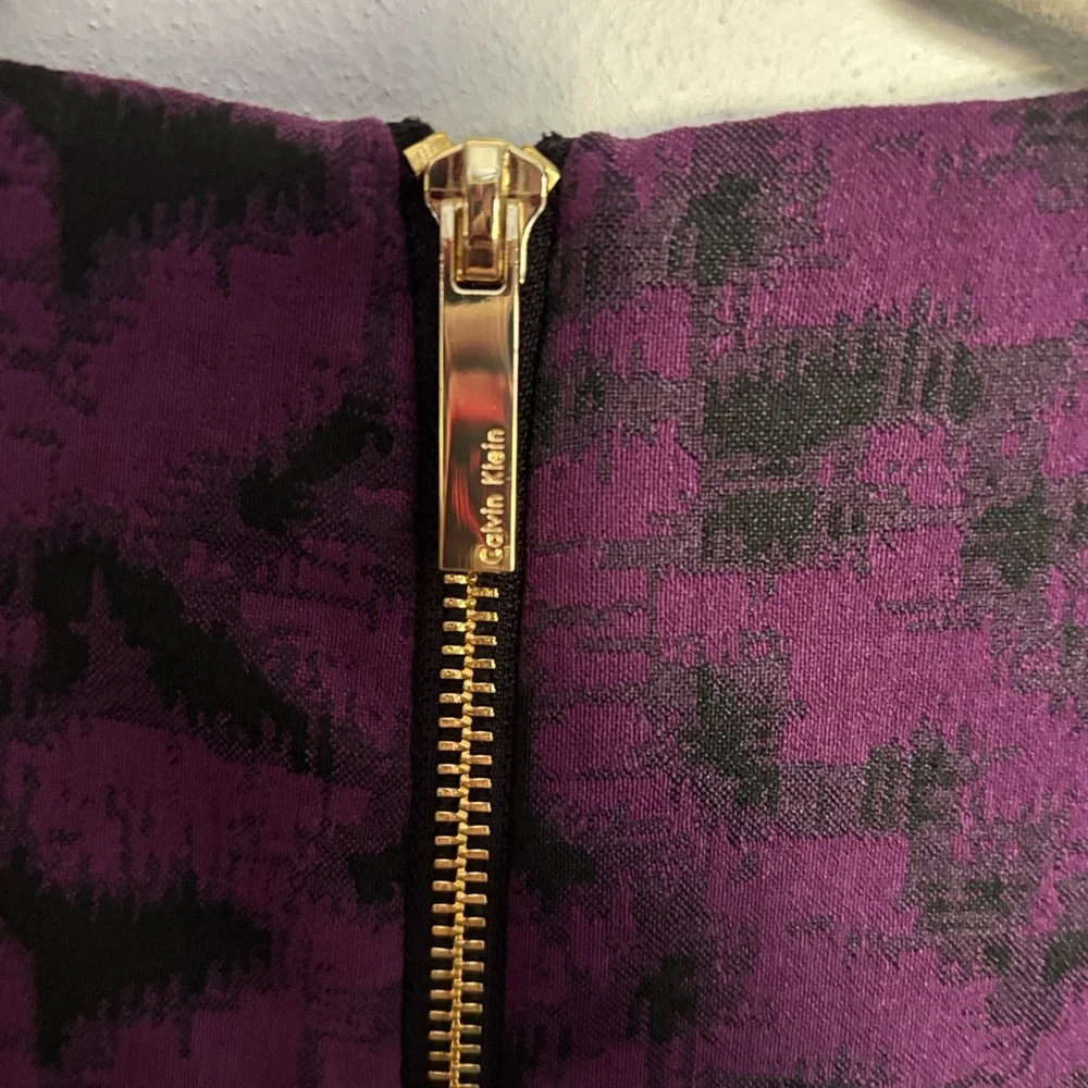 Calvin Klein Purple Midi Dress - Picture 4 of 6